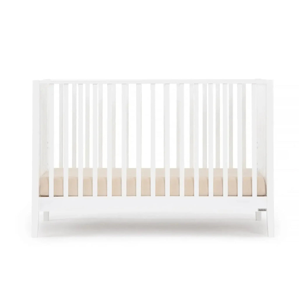 Dadada - Lala 3-in-1 Convertible Crib - White-Cribs-Posh Baby