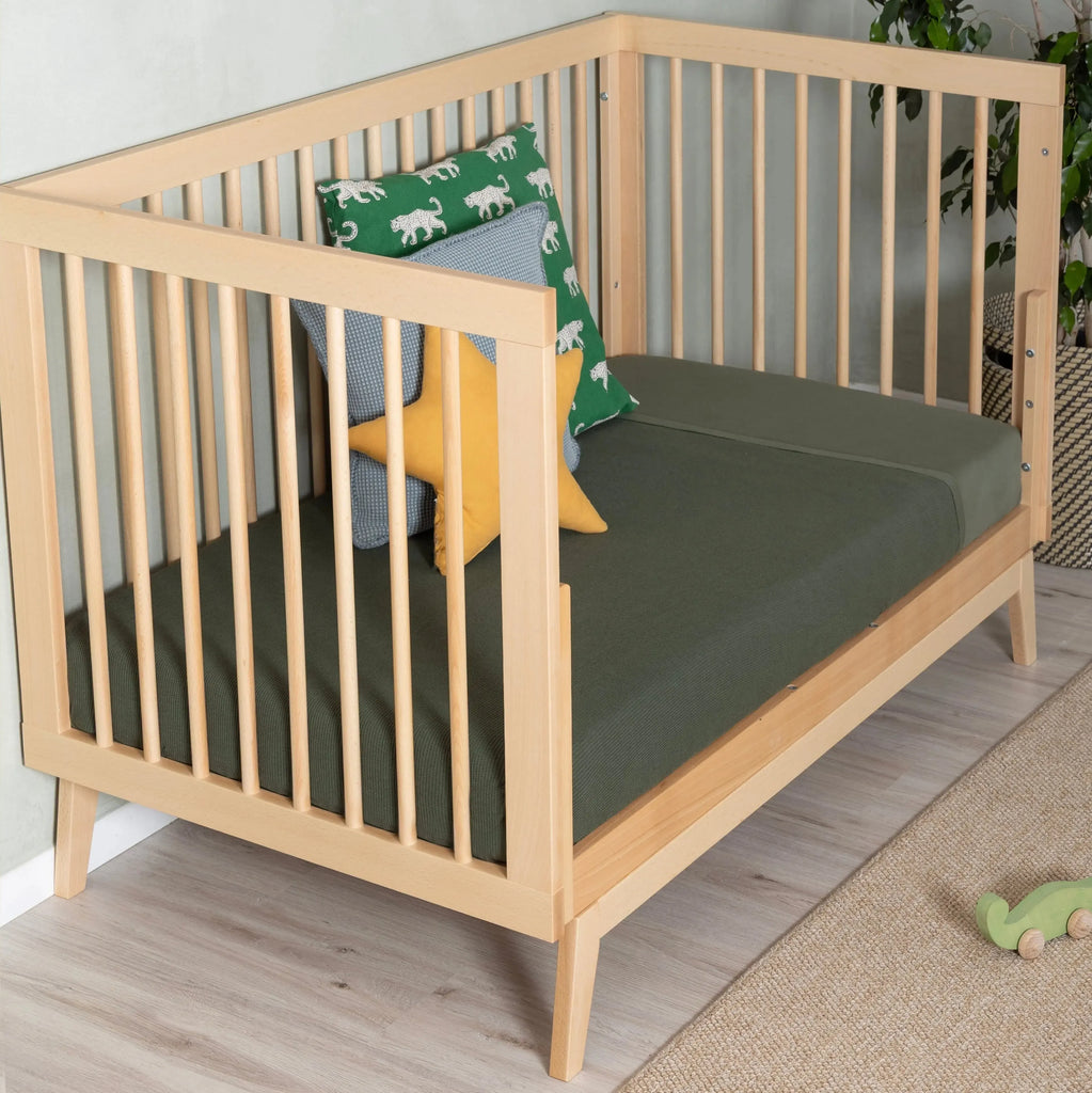 Dadada - Soho 3-in-1 Convertible Crib - Natural-Cribs-Posh Baby