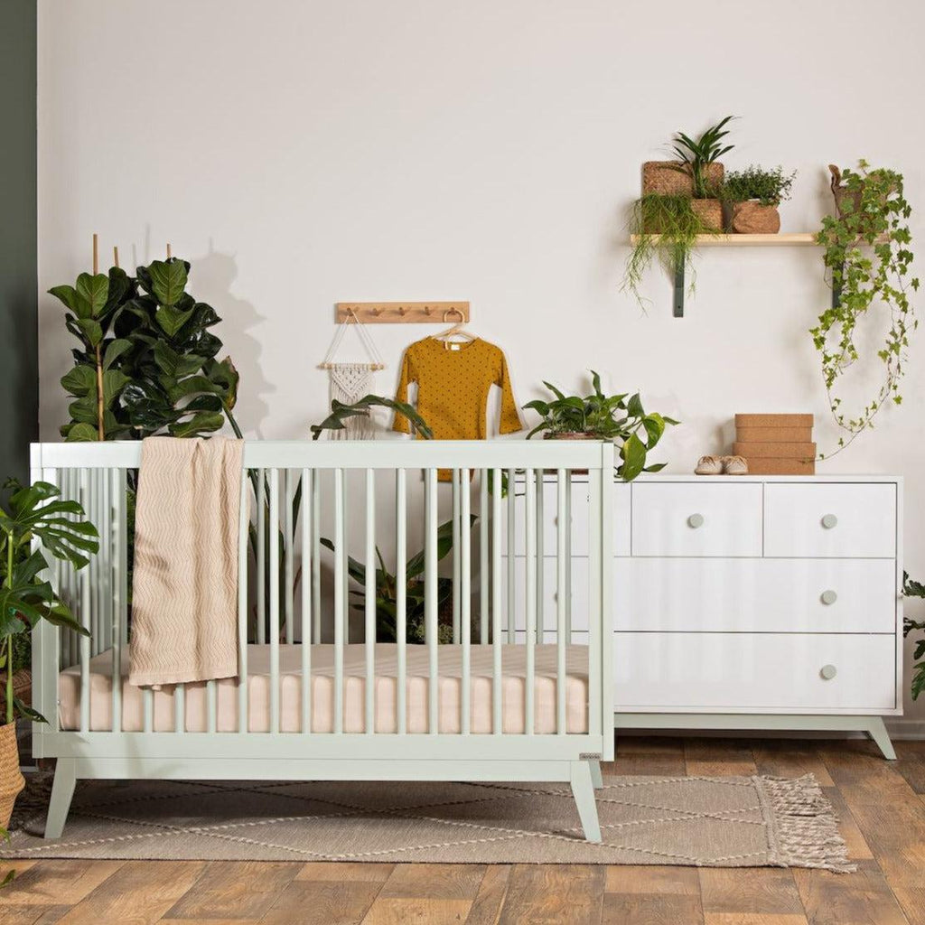 Dadada - Soho 3-in-1 Convertible Crib - Sage-Cribs-Store Pickup-Posh Baby