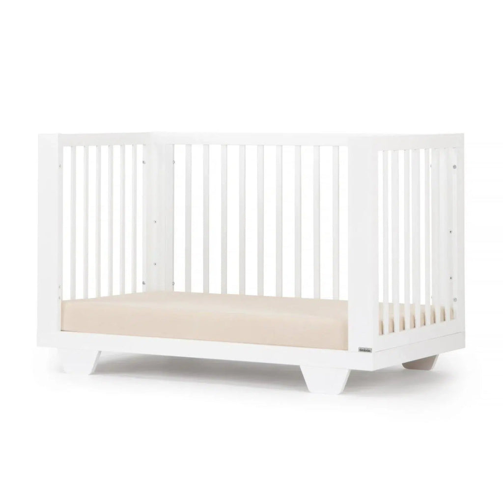 Dadada - Spirit 8-in-1 Convertible Crib - White-Cribs-In-Stock For Pickup-Posh Baby