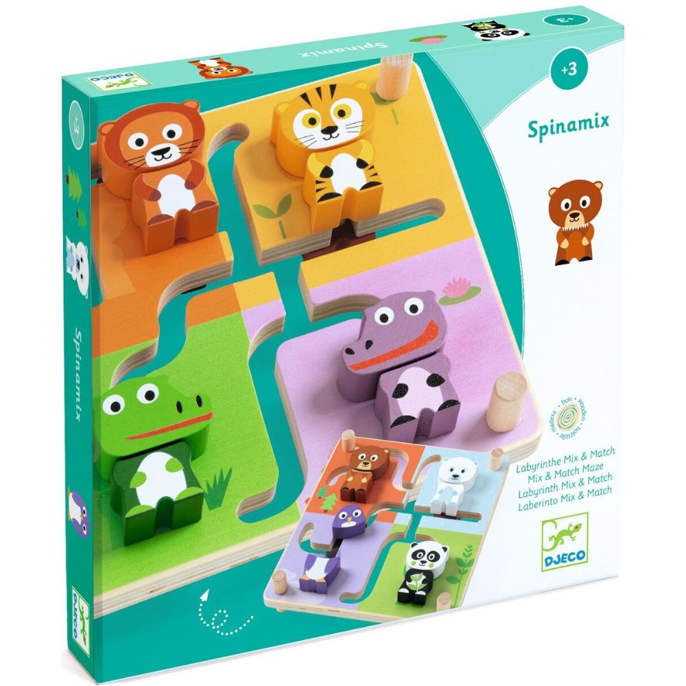 Djeco - Early Learning Spinamix-Pretend Play-Posh Baby