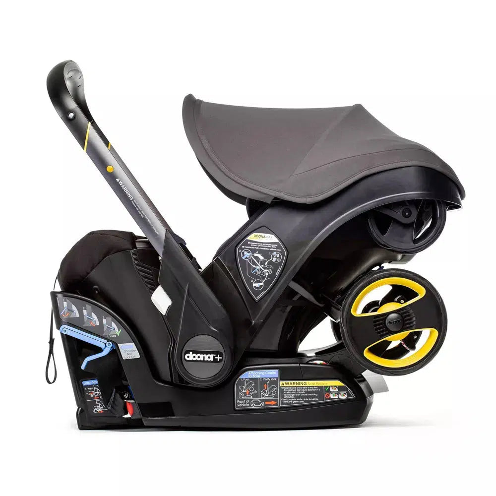 Doona - Infant Car Seat + Stroller + Base - Grey Hound-Infant Car Seats-Posh Baby