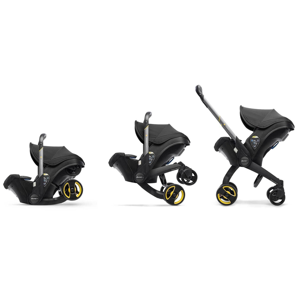 Doona - Infant Car Seat + Stroller + Base - Nitro Black-Infant Car Seats-Posh Baby