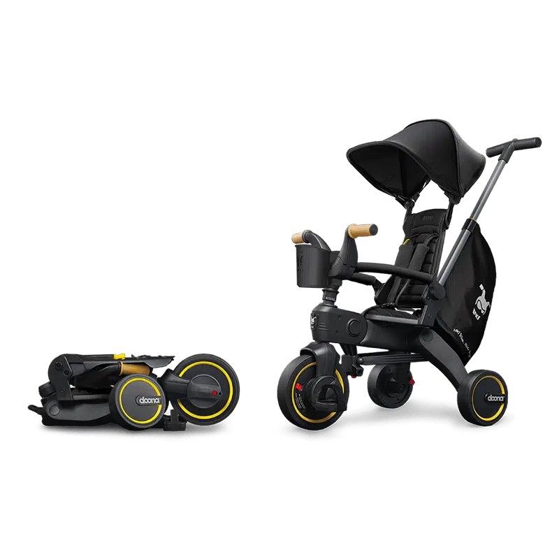 Doona - Liki Trike S5 - Nitro Black-Ride-On Toys-Posh Baby