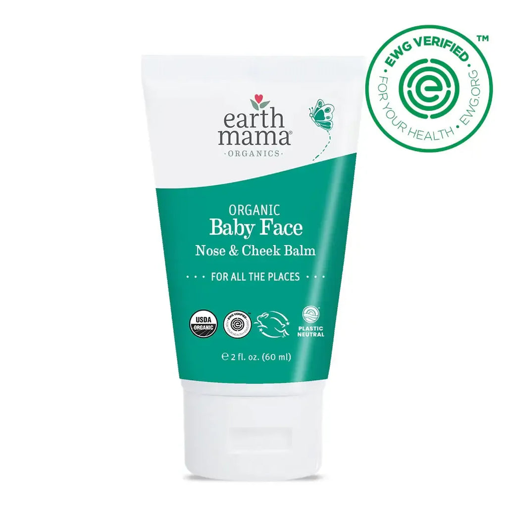 Earth Mama Organics - Organic Face Nose + Cheek Balm-Skin Care-Posh Baby