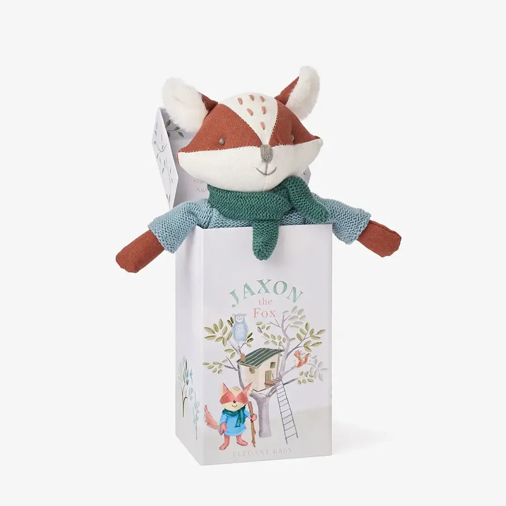 Elegant Baby - Boxed Plush Toy - Jaxon The Fox-Plush-Posh Baby