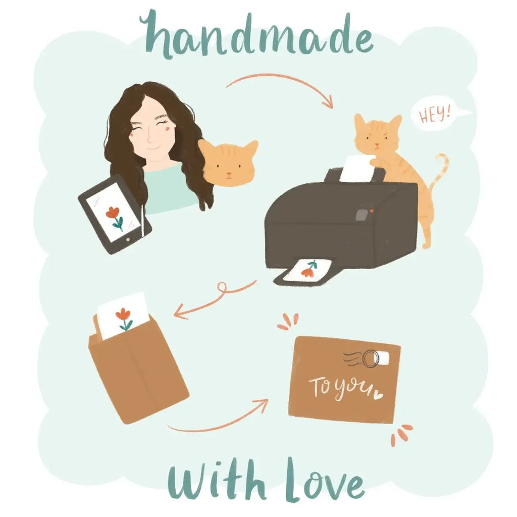 Fabled Forest - New Baby Greeting Card - Wonderful Parents (Foxes)-Greeting Cards-Posh Baby