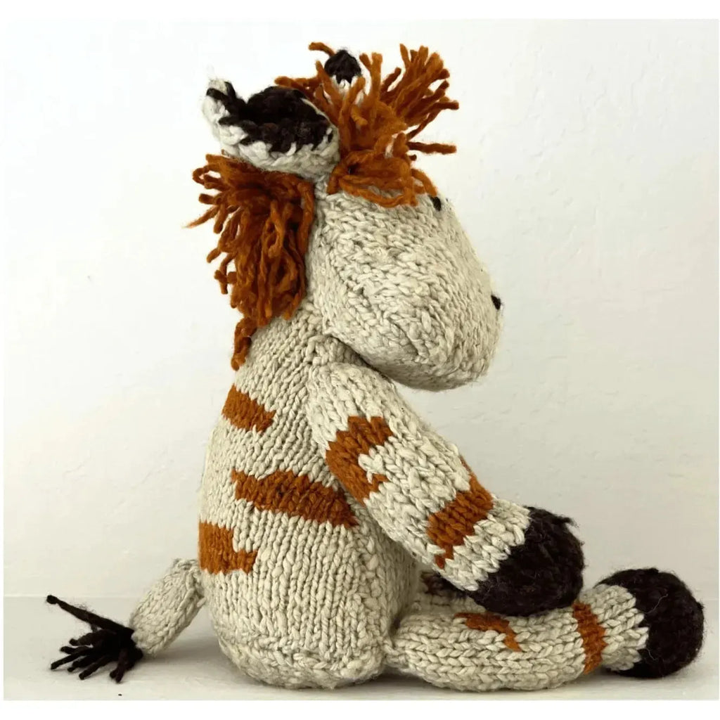 Finn + Emma - Handmade Organic Wool Knit Plush - Gerald The Giraffe-Plush-Posh Baby
