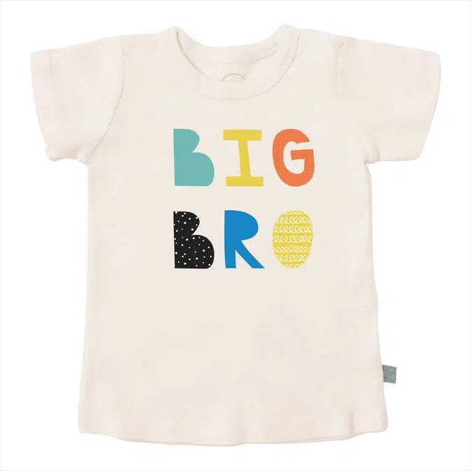 Finn & Emma - Organic Tee - Big Bro / Big Sis-Short Sleeves-Big Bro-12-24M-Posh Baby