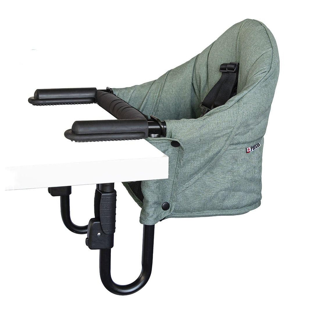 Guzzie + Guss - Perch Hook On Highchair - Green-Clip On High Chairs-Posh Baby