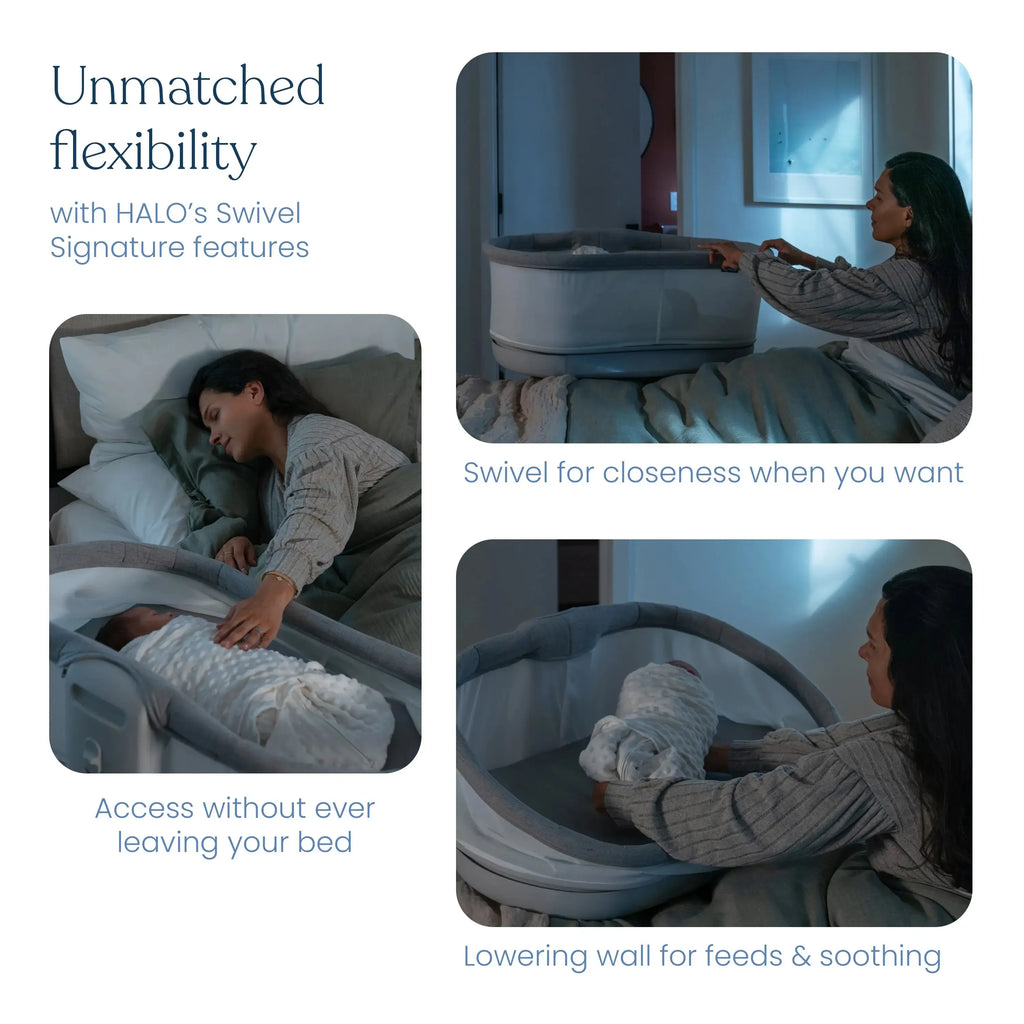 Halo - BassiNest Connected Swivel Sleeper 3.0 - Smart Bassinet-Bassinets + Cradles-Posh Baby