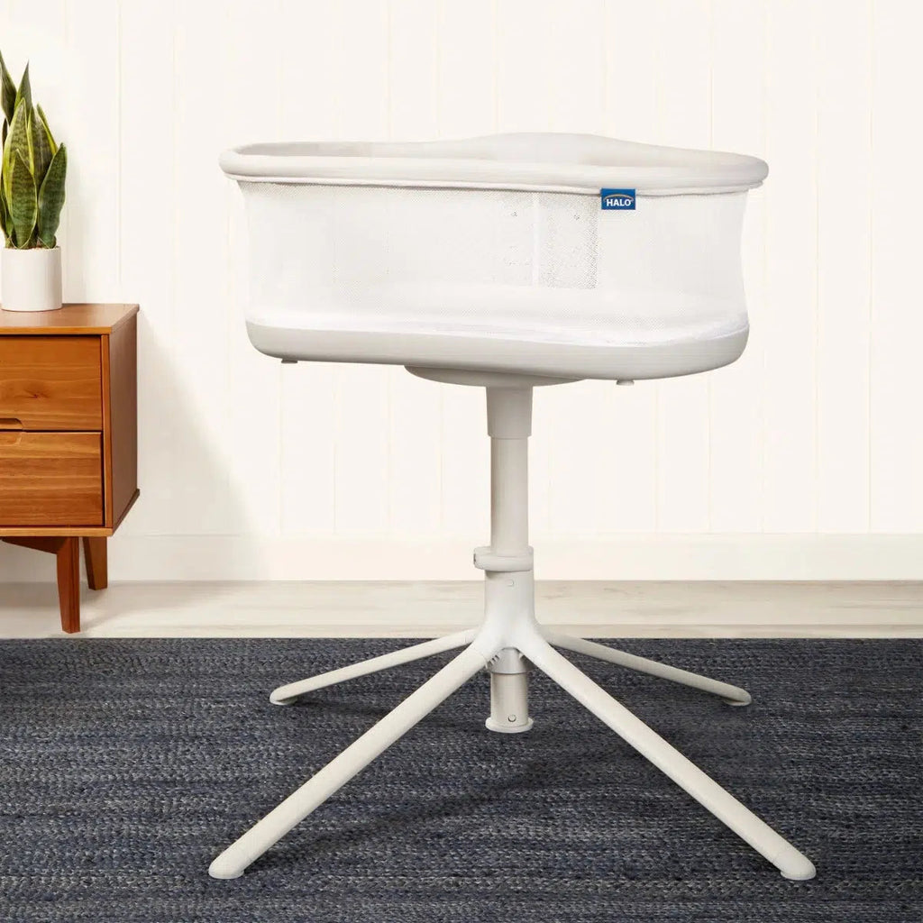 Halo - Bassinest Swivel Sleeper 3.0 - Solid Grey-Bassinets + Cradles-In-Stock For Pickup-Posh Baby