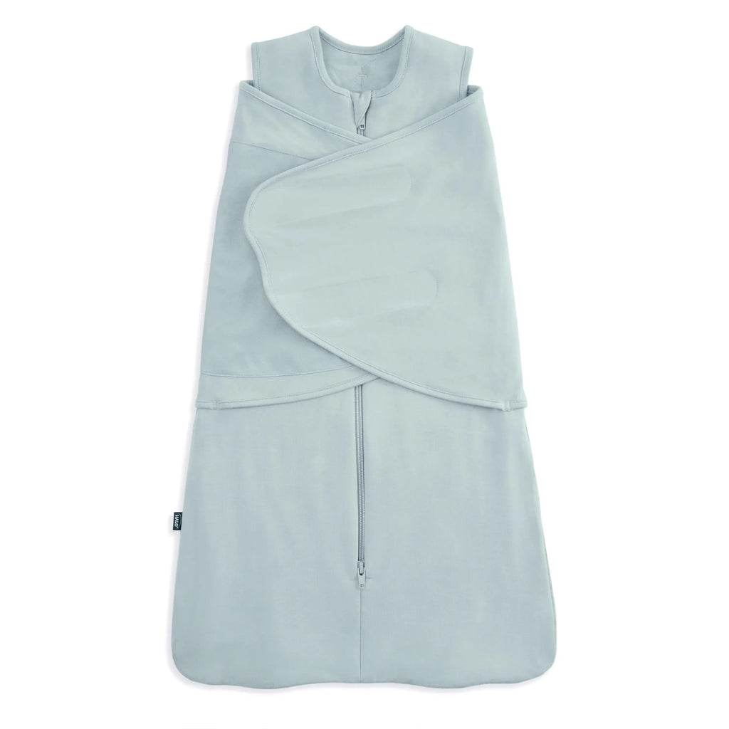 Halo - Super Soft Bamboo Sleepsack Swaddle - 2.0 Tog-2-in-1 Swaddles-Charcoal-0-3M-Posh Baby