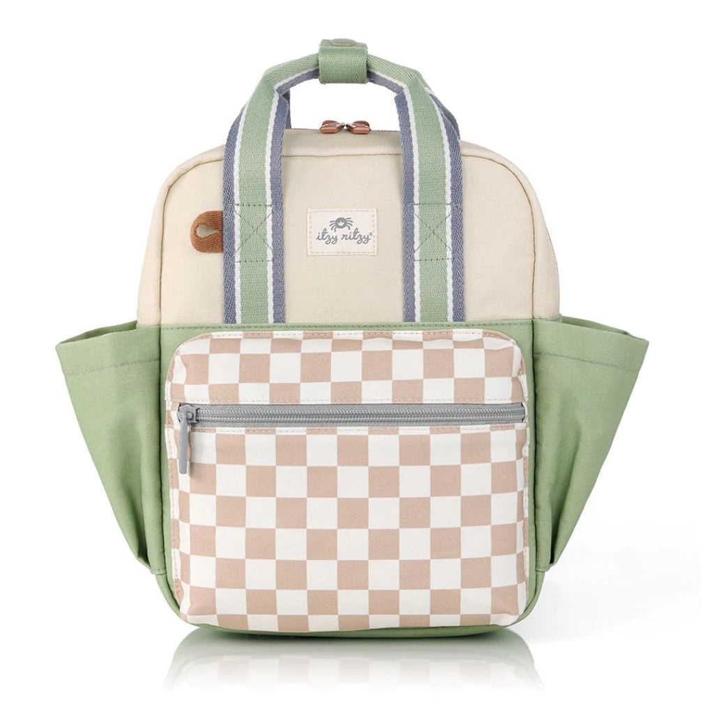 Itzy Ritzy - Bitzy Toddler Backpack - Check Yes!-Kids Bags + Backpacks-Posh Baby