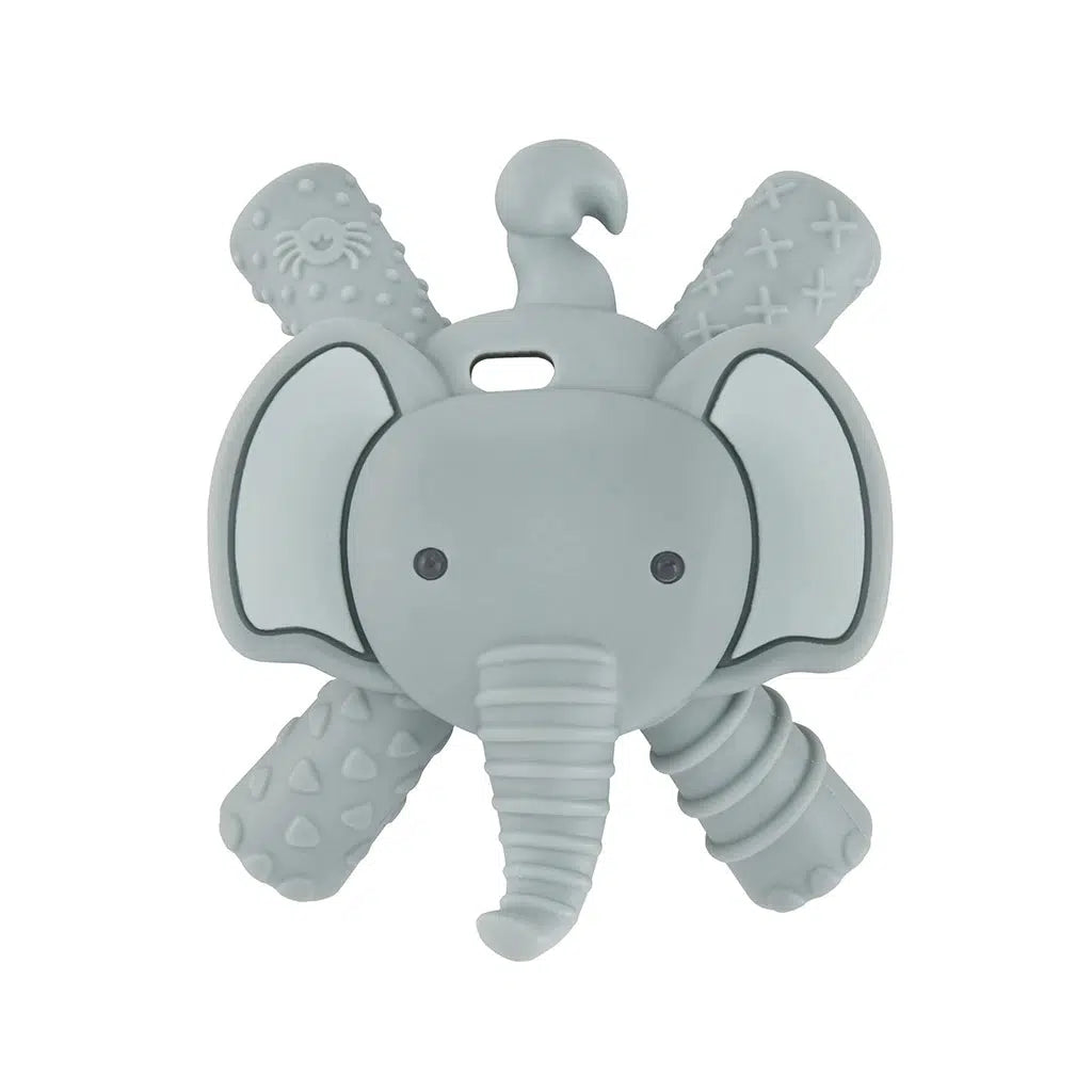 Itzy Ritzy - Ritzy Teether - Emmerson Molar Elephant-Rattles + Teething Toys-Posh Baby