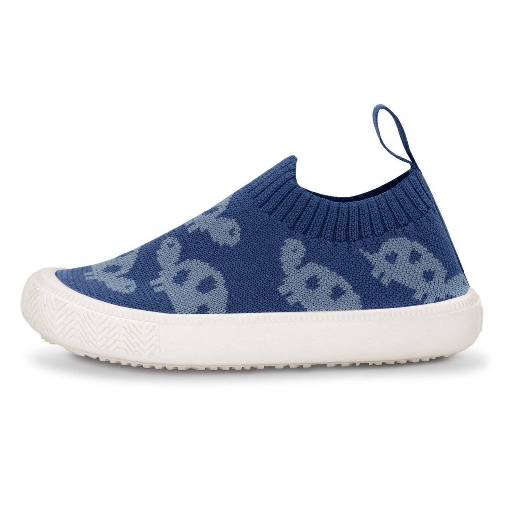 Jan & Jul - Waterproof Graphic Knit Shoe - Turtle-Shoes + Booties-7 Toddler-Posh Baby