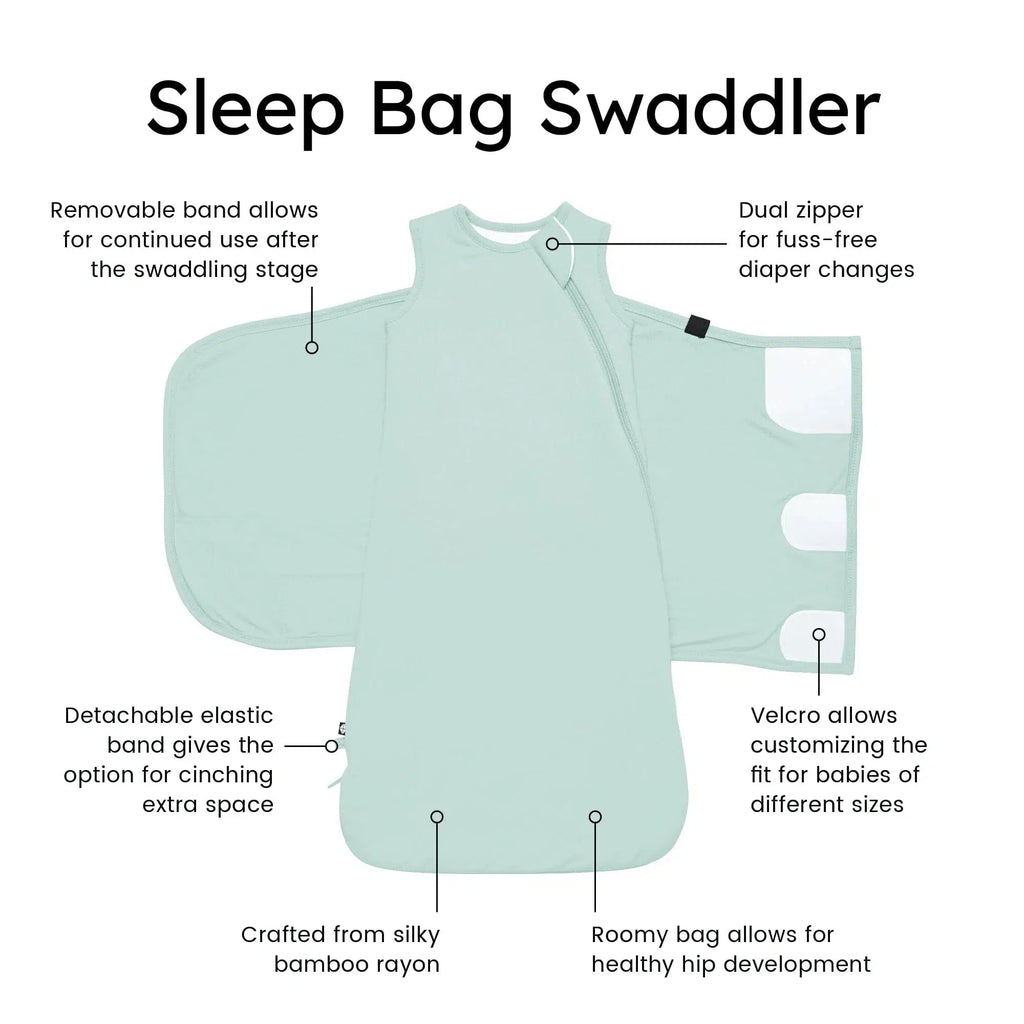 Kyte Baby - Sleep Bag Swaddler - 1.0 TOG - Sage-2-in-1 Swaddles-XS-Posh Baby