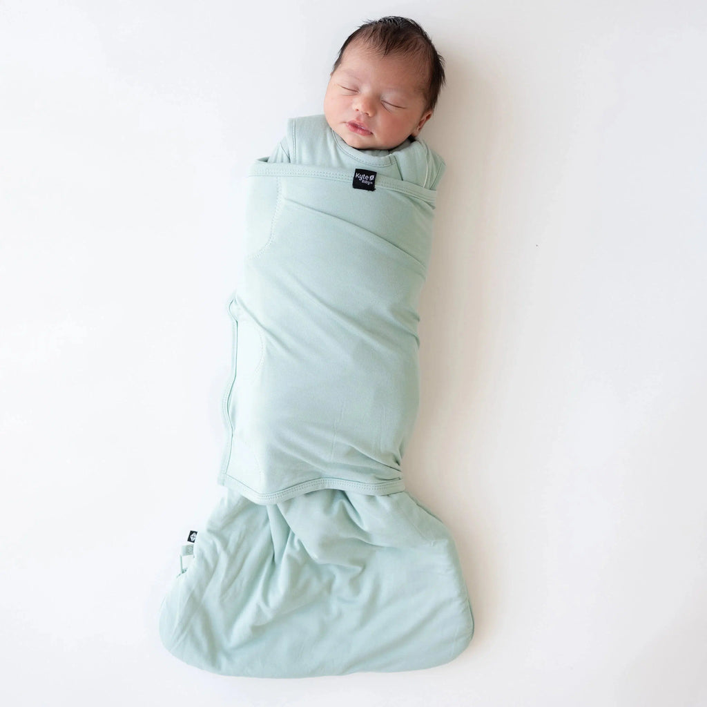 Kyte Baby - Sleep Bag Swaddler - 1.0 TOG - Sage-2-in-1 Swaddles-XS-Posh Baby