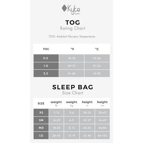 Kyte Baby - Sleep Sack - 1.0 TOG - Cloud-Sleep Sacks + Bags-S-Posh Baby