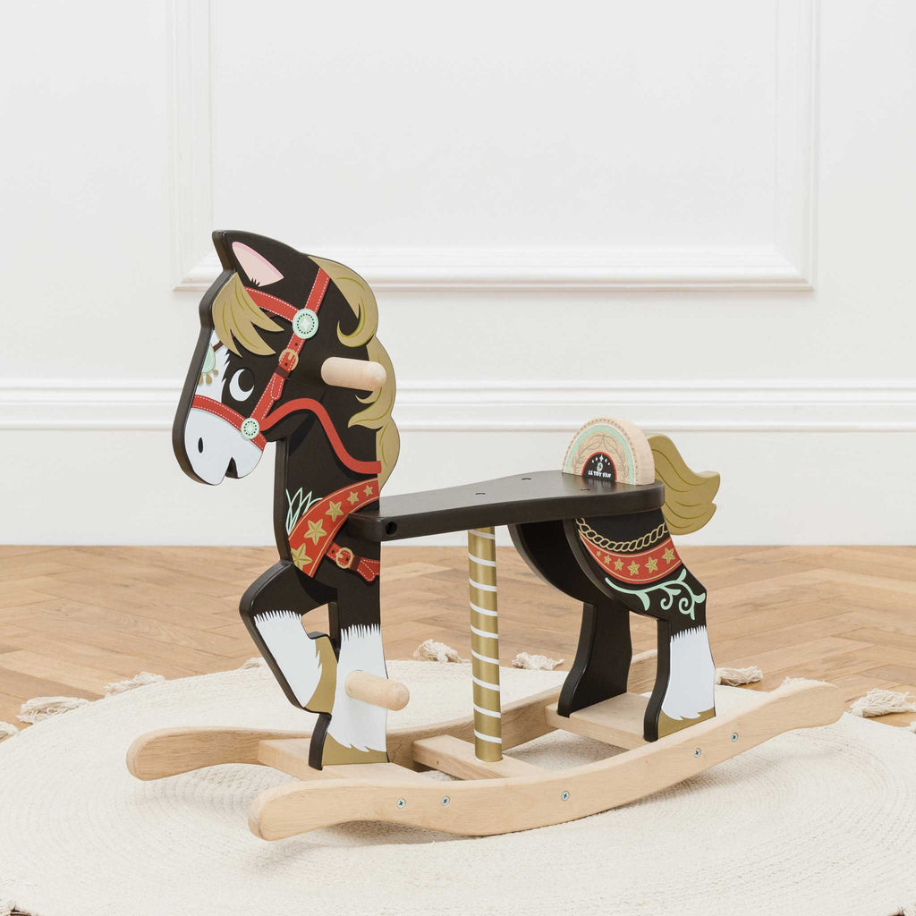 Le Toy Van - Classic Wooden Rocking Horse-Ride-On Toys-Posh Baby
