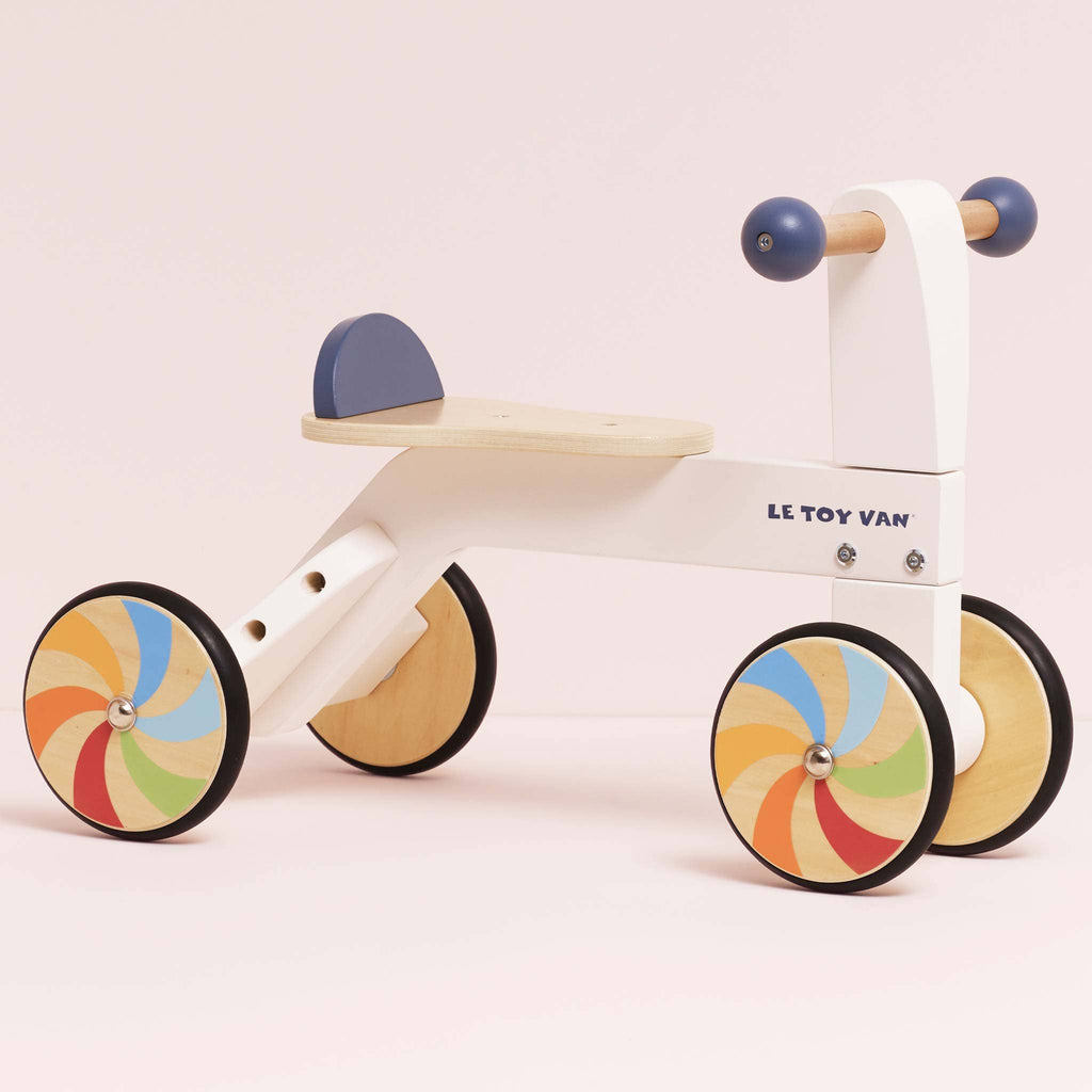 Le Toy Van - Wooden Rainbow Ride On Trike-Ride-On Toys-Posh Baby
