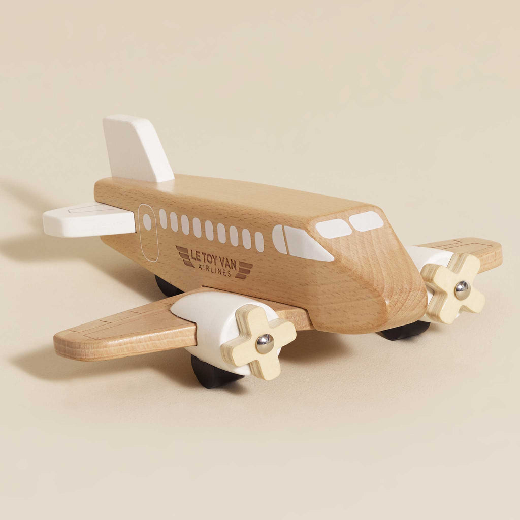 Le Toy Van - Wooden Toy Plane-Pretend Play-Posh Baby
