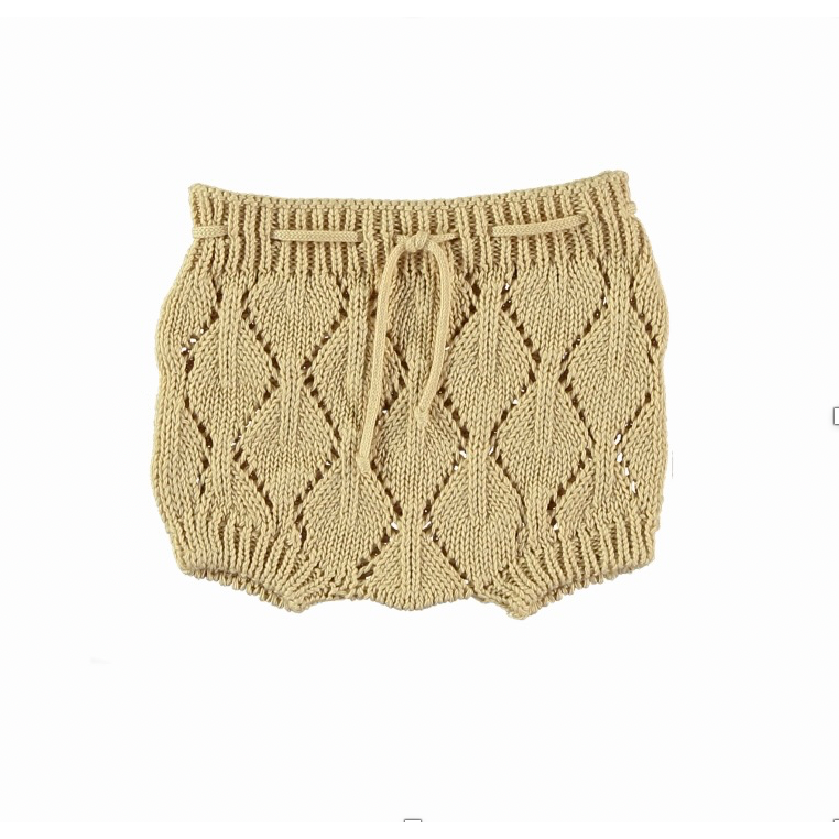 Li + Me (Made in Spain) - Knit Sweater + Bloomer Set - Flax-Sets-1M-Posh Baby