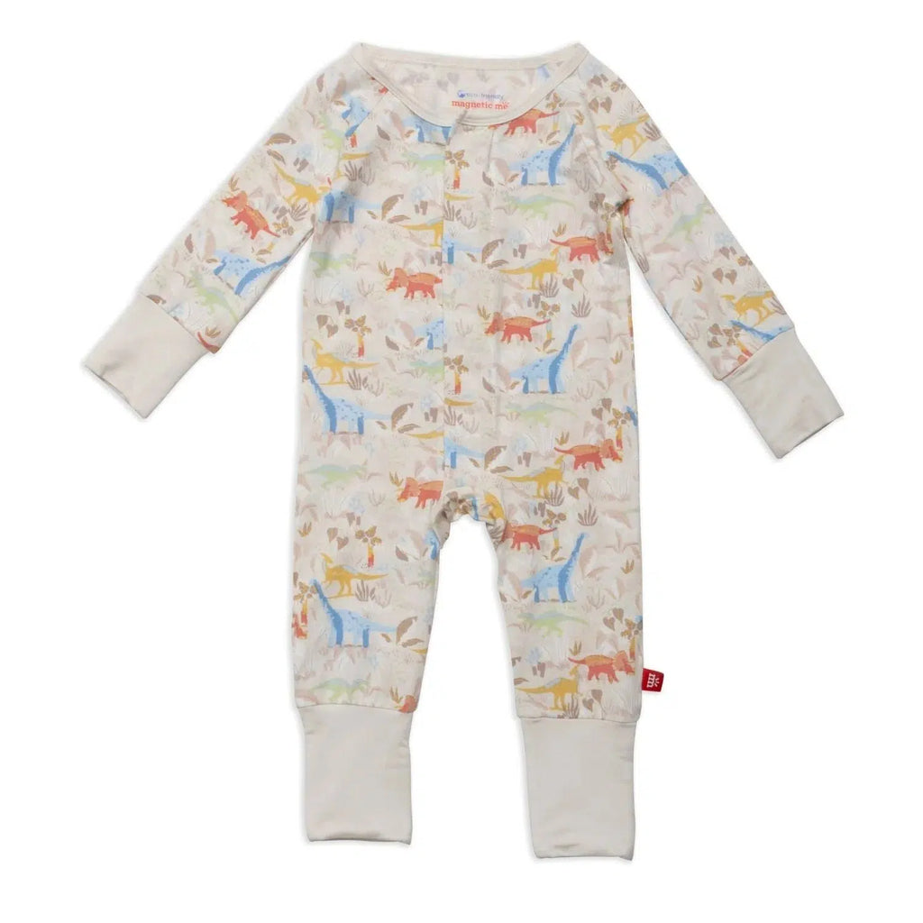 Magnetic Me - Modal Convertible Coverall - Ext-Roar-Dinary-Footies + Rompers (Basic)-Newborn-Posh Baby