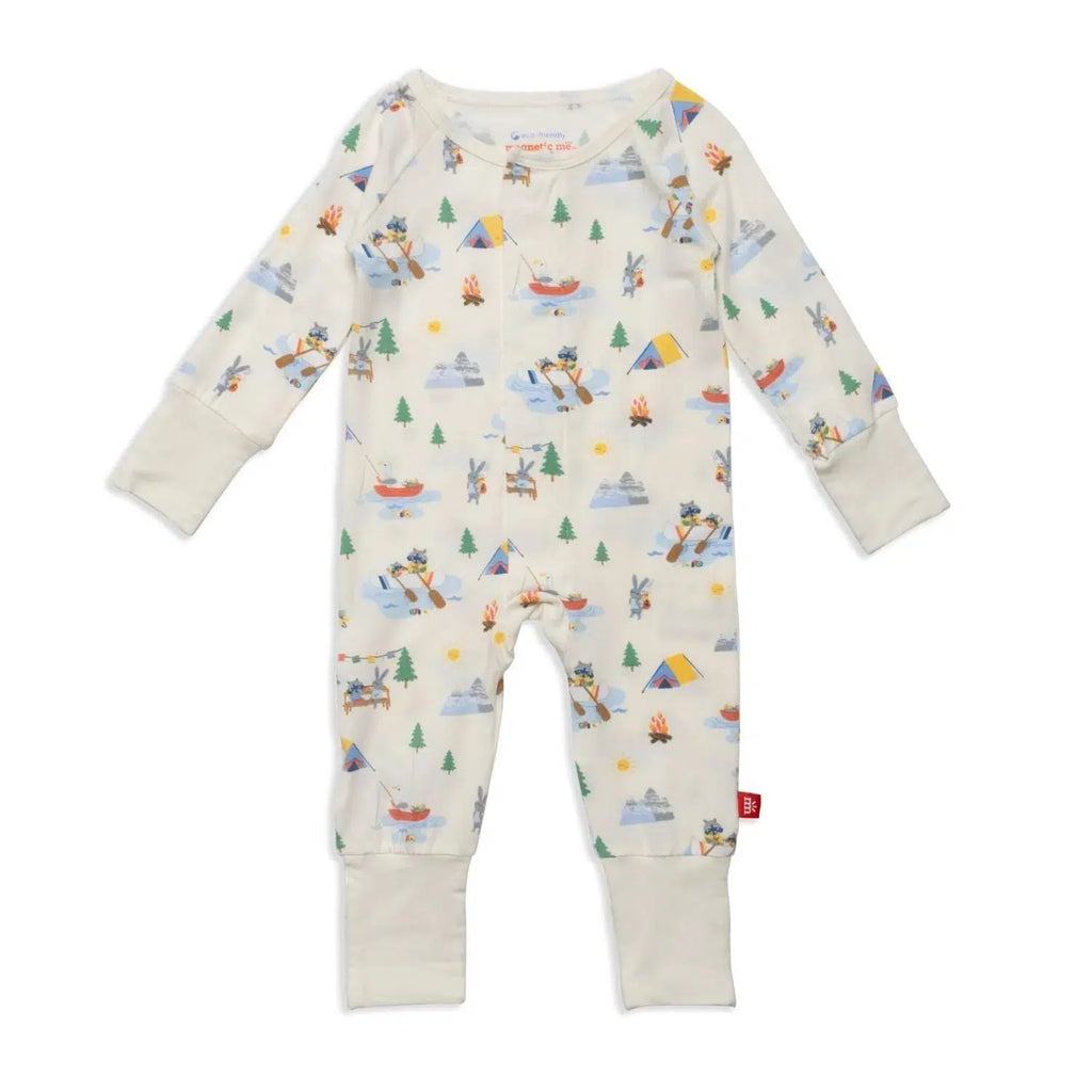 Magnetic Me - Modal Convertible Coverall - Lake You A Lot-Footies + Rompers (Basic)-0-3M-Posh Baby