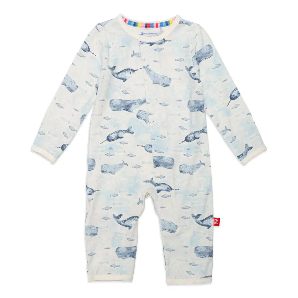 Magnetic Me - Modal Coverall - Fanta-Sea-Footies + Rompers (Basic)-0-3M-Posh Baby