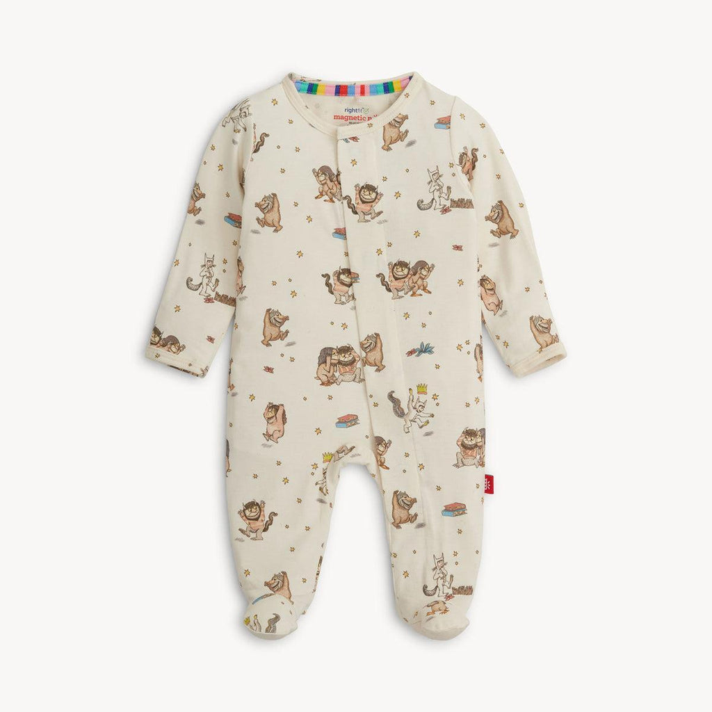 Magnetic Me - Modal Footie - Where The Wild Things Are-Footies + Rompers (Basic)-Newborn-Posh Baby