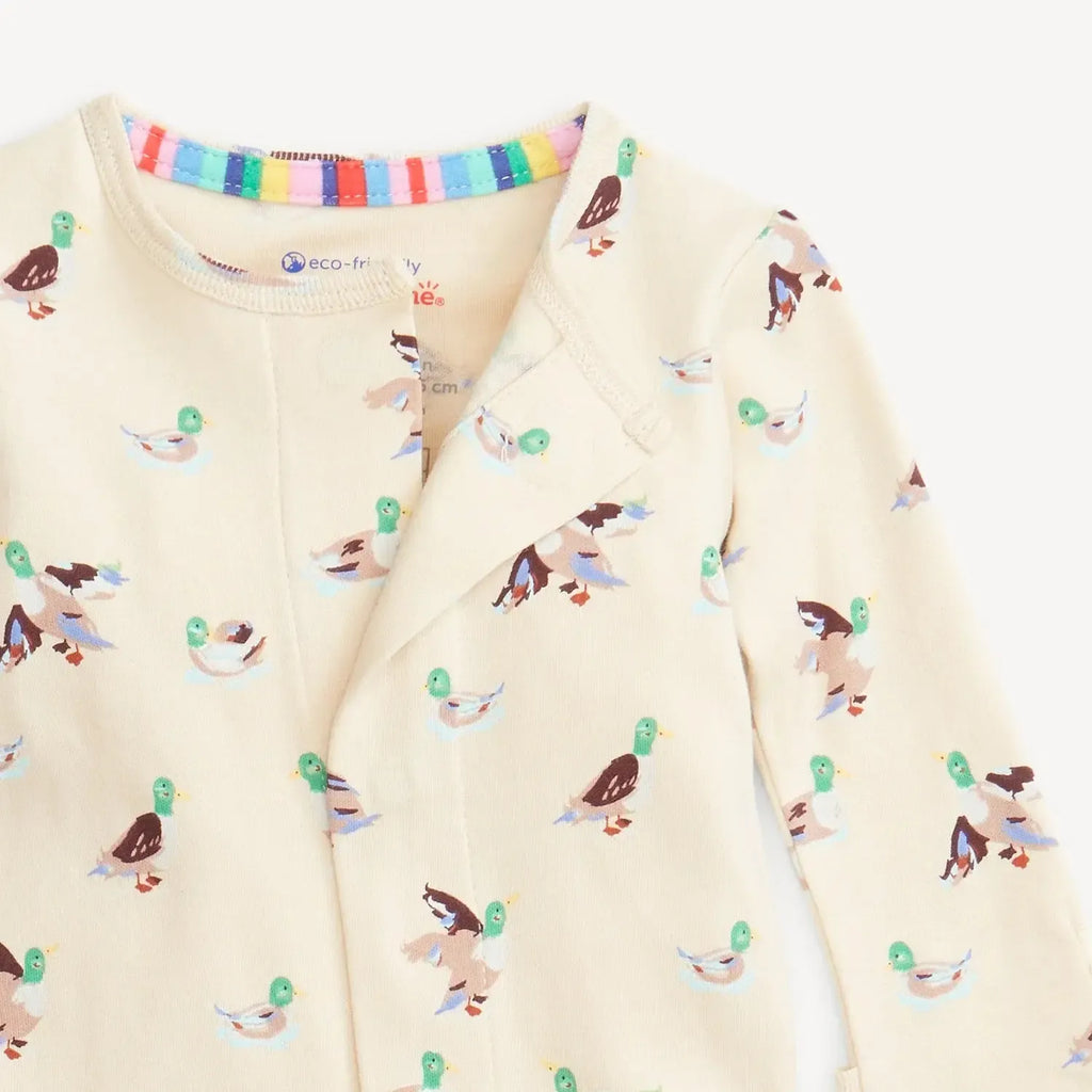 Magnetic Me - Organic Cotton Footie - Quack Me Up-Footies + Rompers (Basic)-Preemie-Posh Baby