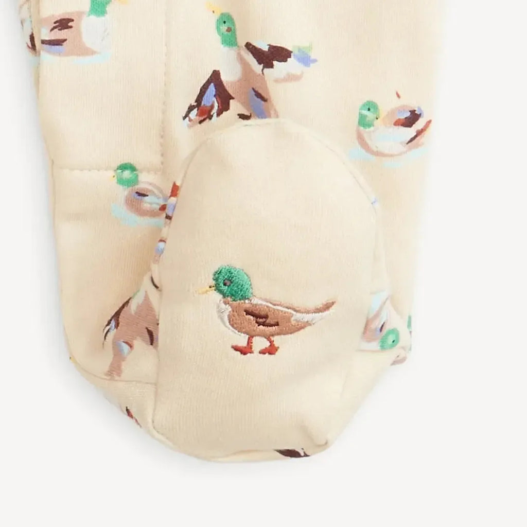 Magnetic Me - Organic Cotton Footie - Quack Me Up-Footies + Rompers (Basic)-Preemie-Posh Baby