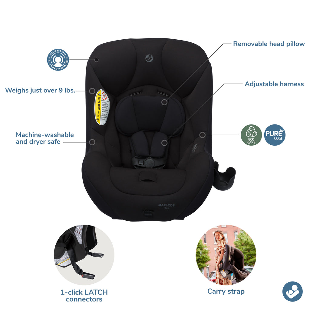 Maxi Cosi - Romi 2-in-1 Convertible Car Seat - Sea Shadow-Convertible Car Seats-Posh Baby