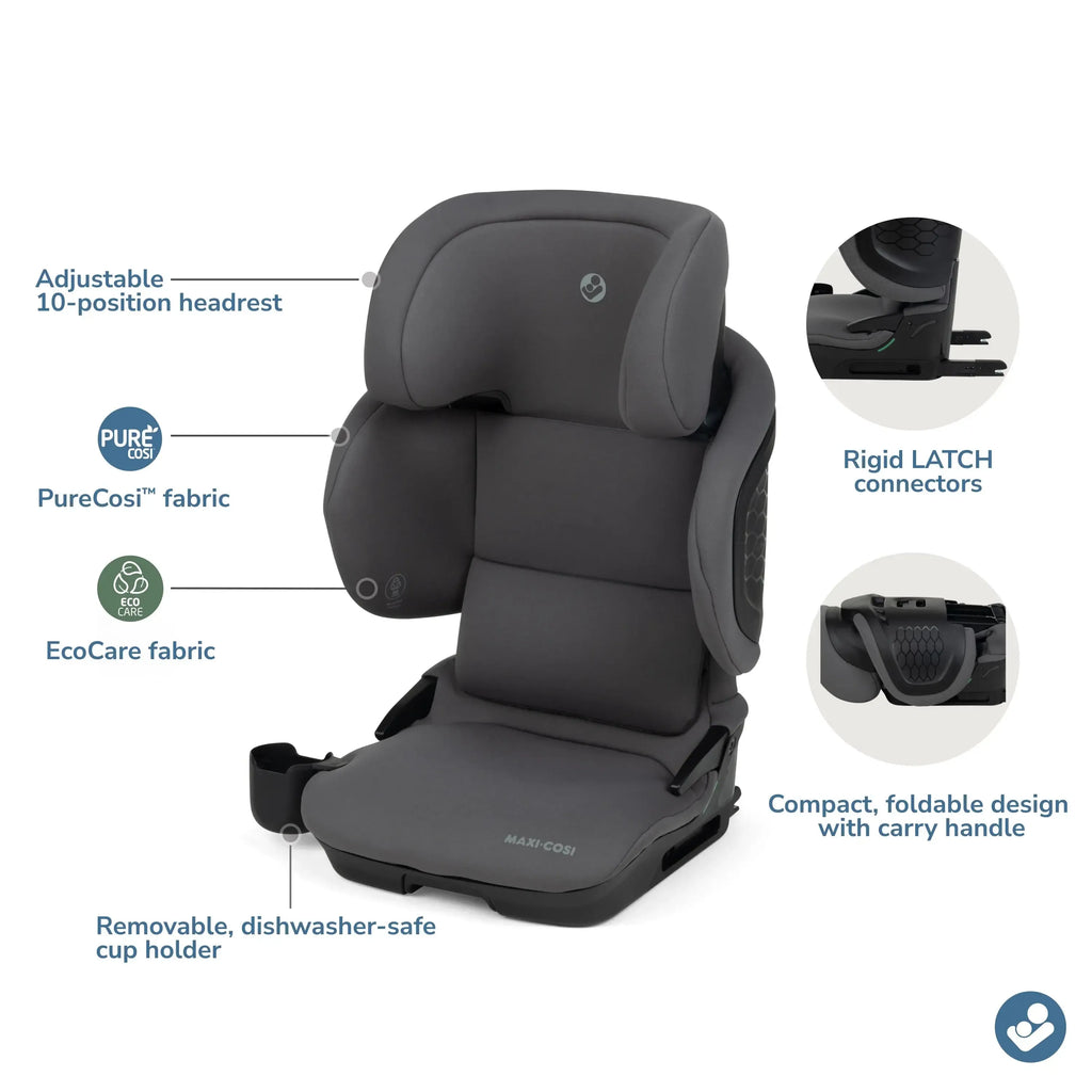 Maxi Cosi - Tanza Folding Booster Seat-Booster Seats-Sea Shadow-Posh Baby