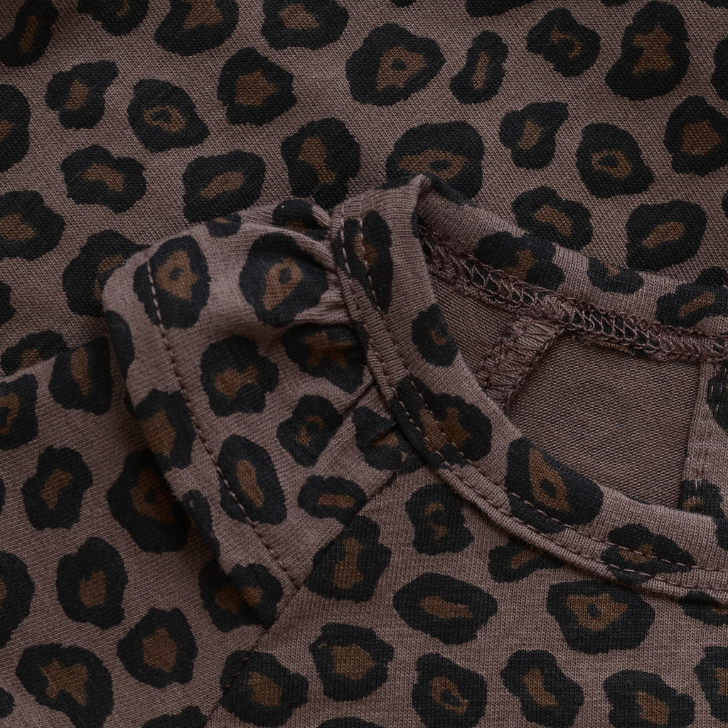 Minymo - Long Sleeve Bodysuit - Animal Print-Onesies-3-6M-Posh Baby