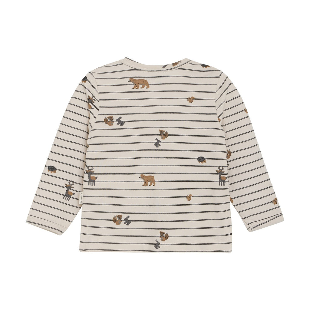 Minymo - Long Sleeve Top - Stripes-Long Sleeves-3-6M-Posh Baby