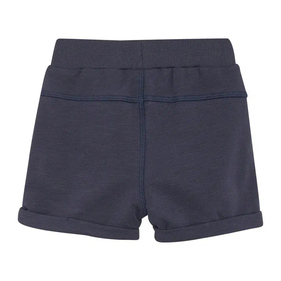 Minymo - Organic Sweat Shorts - Navy-Bottoms-0-3M-Posh Baby