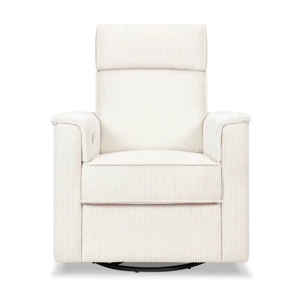 Monogram by Namesake - Willa Plus Power Recliner w/ Adjustable Headrest - Ivory Corduroy (Exclusive)-Chairs-Store Pickup-Posh Baby