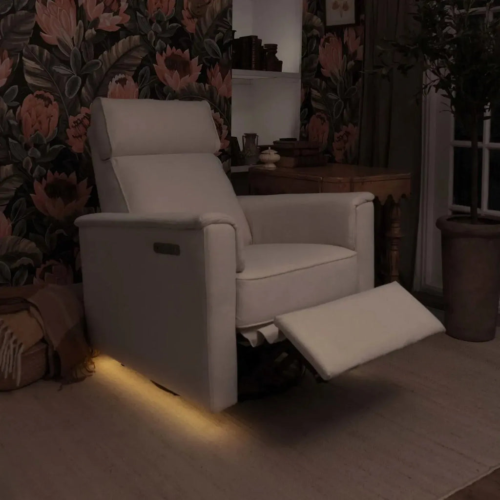 Monogram by Namesake - Willa PRO Power Recliner - Performance Cream-Chairs-Posh Baby