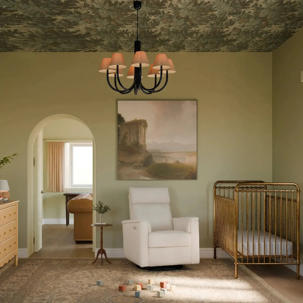 Monogram by Namesake - Willa Pro Power Recliner w/ Power Lumbar - Performance Ivory Boucle-Chairs-Posh Baby