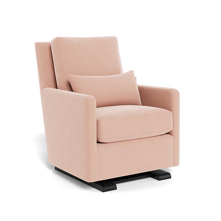Monte Design - Como Glider - Espresso Base-Chairs-Blush Velvet-Posh Baby
