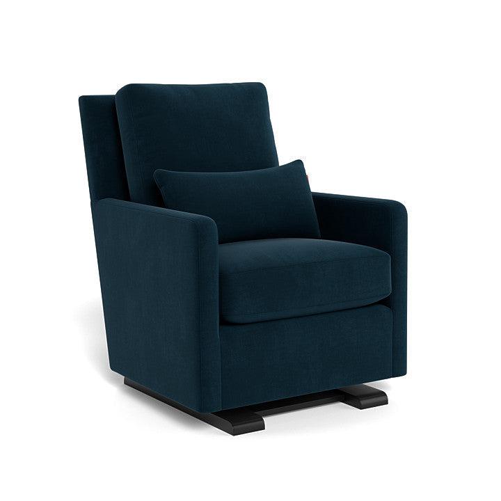 Monte Design - Como Glider - Espresso Base-Chairs-Navy Velvet-Posh Baby