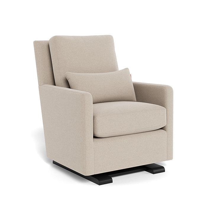 Monte Design - Como Glider - Espresso Base-Chairs-Oatmeal Wool-Posh Baby