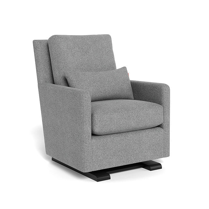 Monte Design - Como Glider - Espresso Base-Chairs-Pepper Grey-Posh Baby