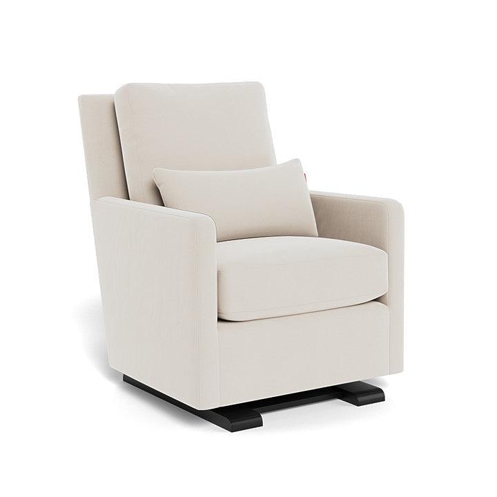 Monte Design - Como Glider - Espresso Base-Chairs-Stone Velvet-Posh Baby