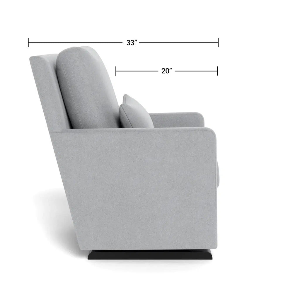 Monte Design - Como Glider - Special Edition Faux Sheepskin-Chairs-Espresso-Posh Baby