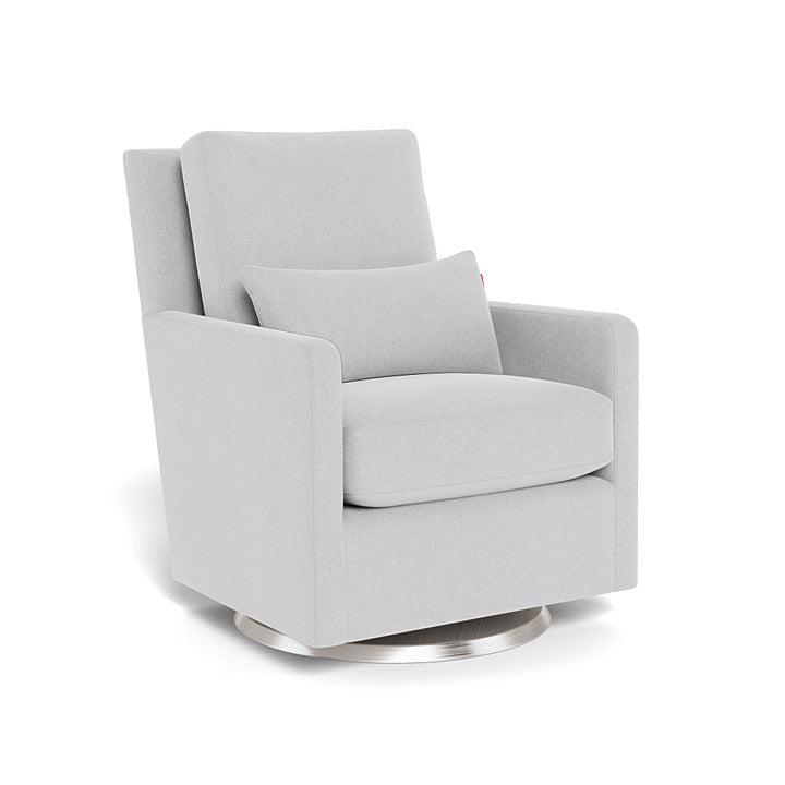 Monte Design - Como Glider - Stainless Steel Swivel Base-Chairs-Ash-Posh Baby