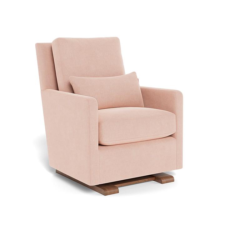 Monte Design - Como Glider - Walnut Base-Chairs-Petal Pink-Posh Baby