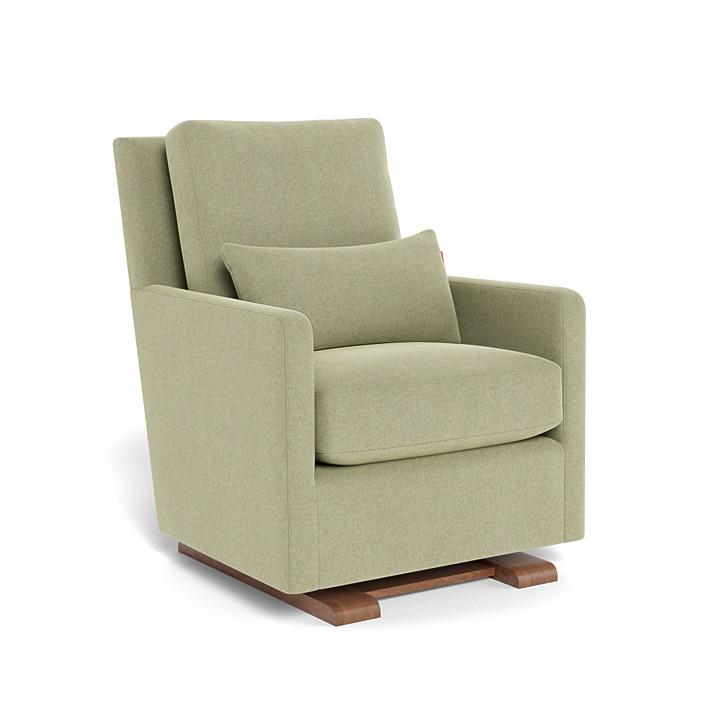 Monte Design - Como Glider - Walnut Base-Chairs-Sage Green-Posh Baby